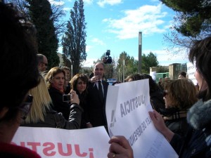 Protesta en Ibi por los derechos de los dependientes