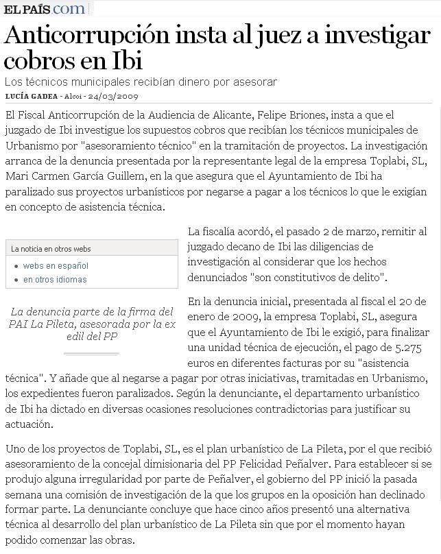 El País 24-03-09
