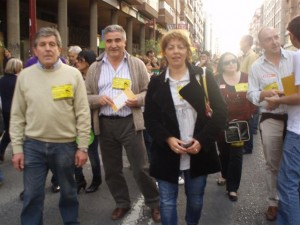 Manifestació en defensa de l'educació pública ahir en Alacant