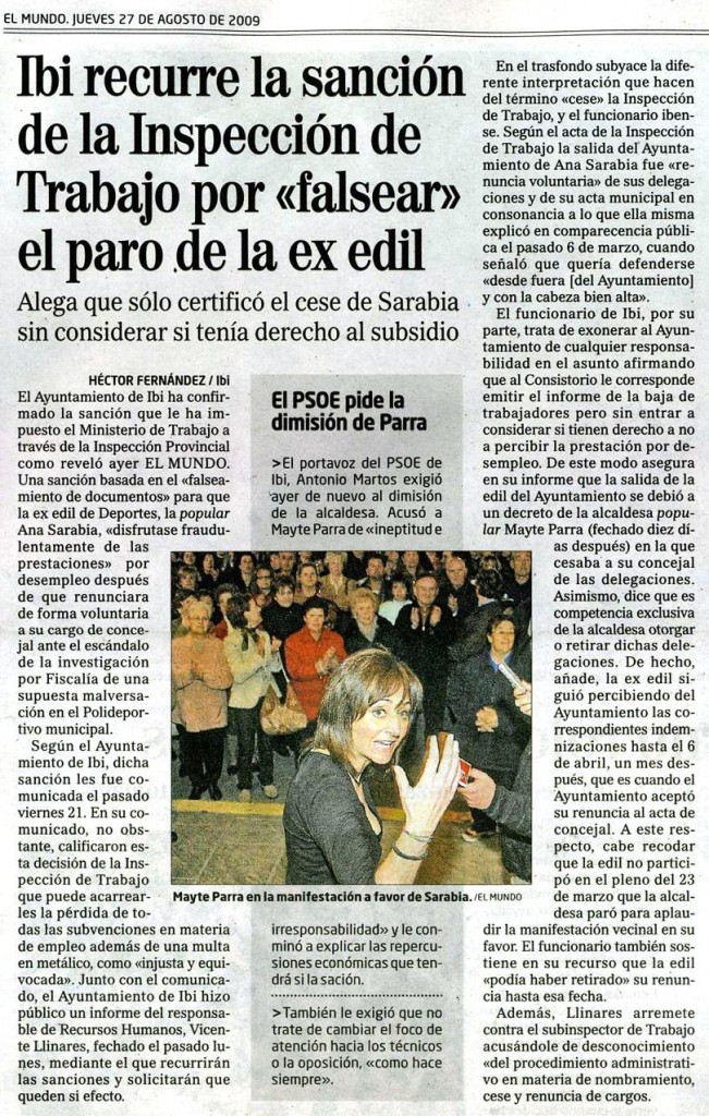 El Mundo 27-08-09