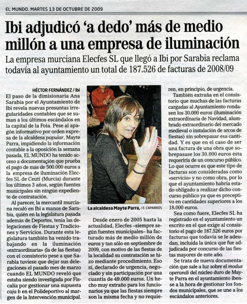 El Mundo 13-10-09