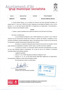 Solicitud 250310- Antena de telefonía móvil del barrio de Campos - Antonio