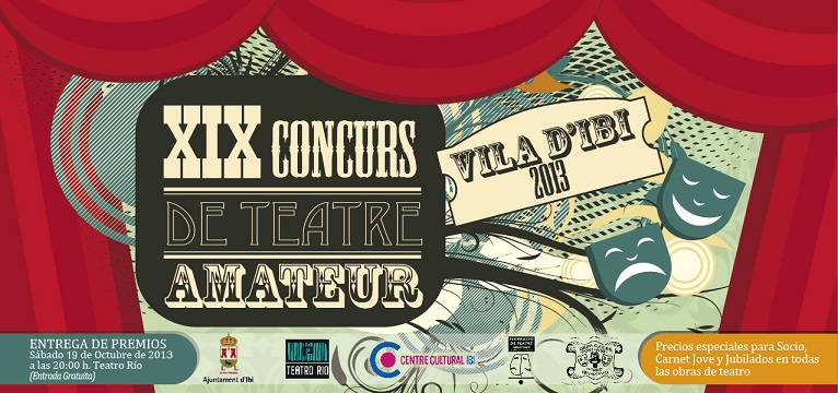 Portada XIX CONCURS DE TEATRE AMATEUR VILA D'IBI 2013(1)-1 - copia