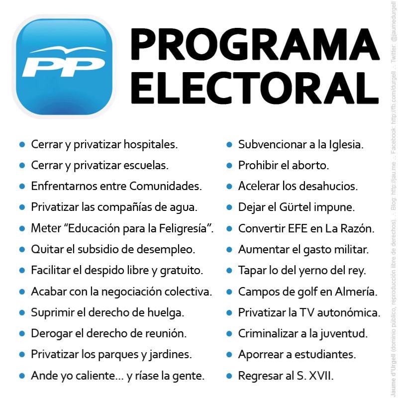 programa electoral del pp