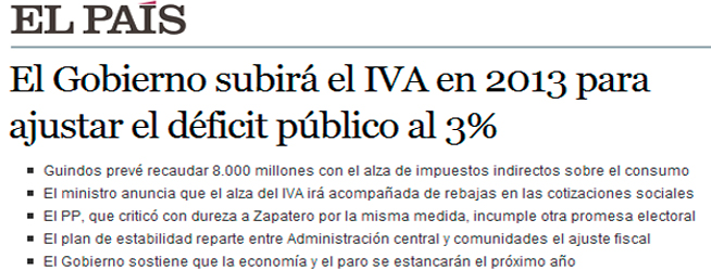 Nos suben «los chuches»
