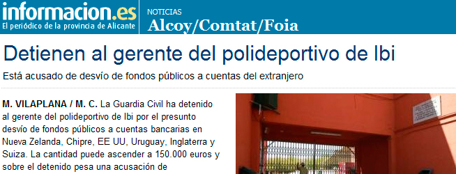 Detienen al gerente del Polideportivo
