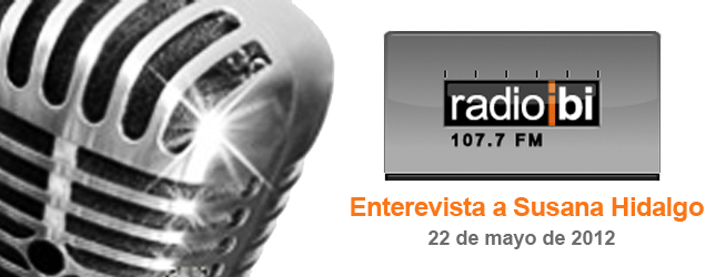 Entrevista a Susana Hidalgo en Radio Ibi 22-05-12
