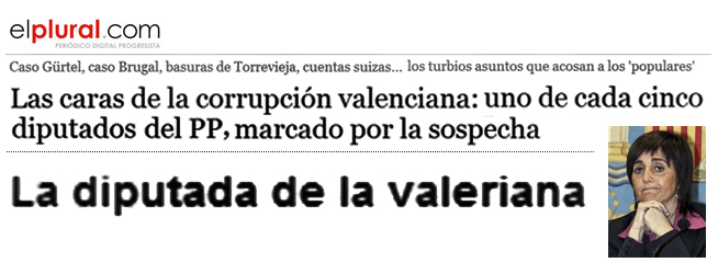 «La diputada de la valeriana»
