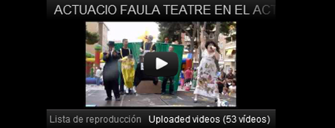Actuacio Faula Teatre Acte Reivindicatiu de la Plataforma en defensa de la Llei de la Dependència d’Ibi