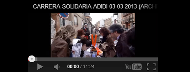 Carrera Solidaria ADIBI 03-03-2013