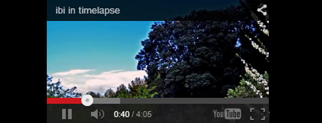 Ibi in timelapse