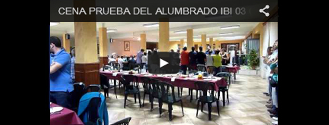 Vídeo cena prueba del alumbrado 2013