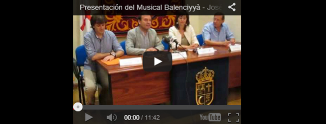 Presentación del Musical Balenciyyà – José Rafael Pascual Vilaplana