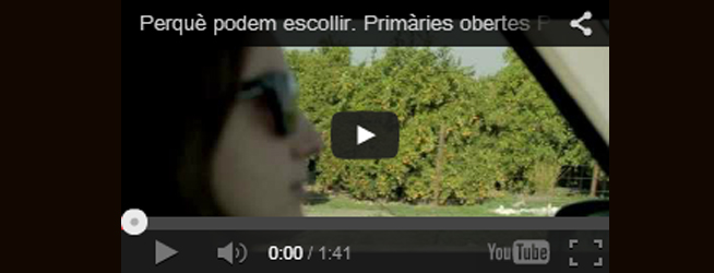 Perquè podem escollir. Primàries obertes PSPV-PSOE