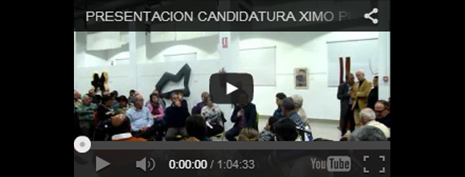 Acto de presentación de la candidatura de Ximo Puig a las Primarias Abiertas 2014 del PSPV – Alcoy 31-01-2014