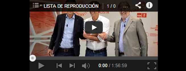 Debate entre los candidatos a la Secretaria General del PSOE