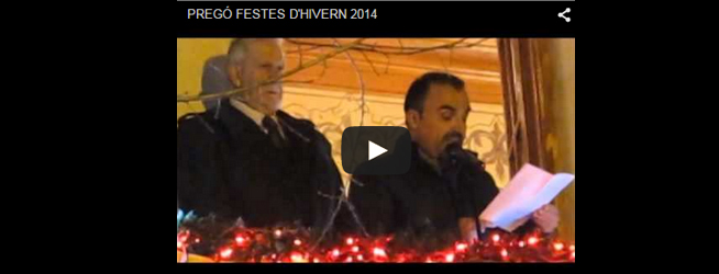 Vídeo Pregó Festes d’Hivern