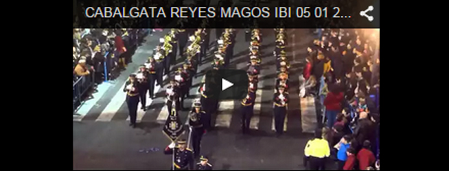 Cabalgata de los Reyes Magos de Ibi 05-01-2015