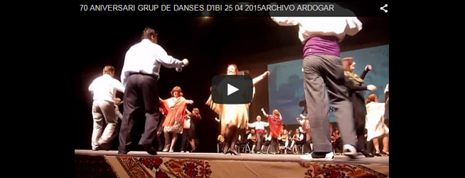 70 Aniversari Grup de Danses d’Ibi 25-04-2015