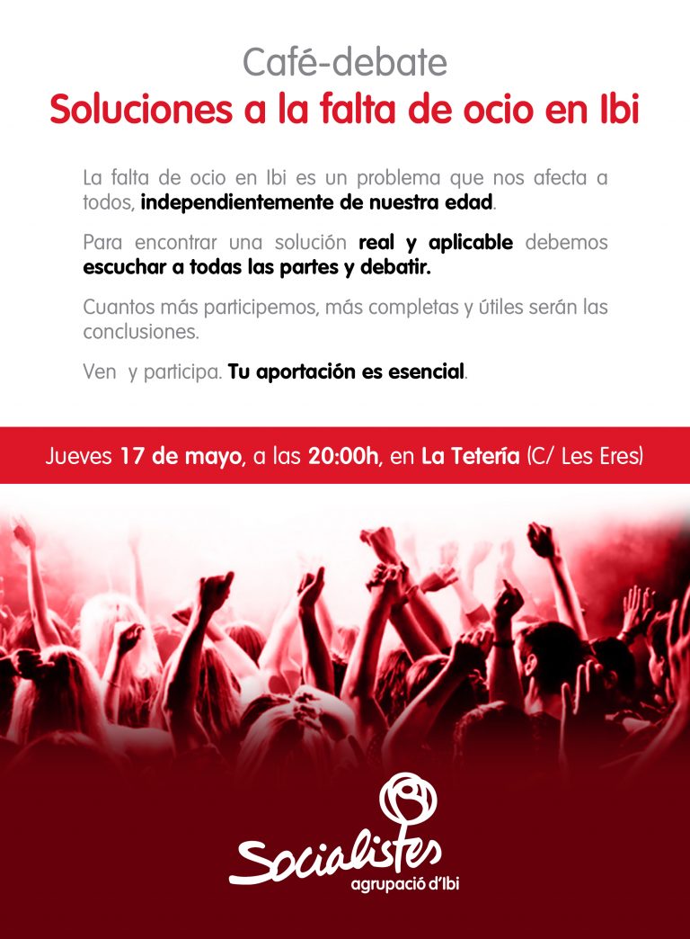 Café-debate – Soluciones a la falta de ocio en Ibi