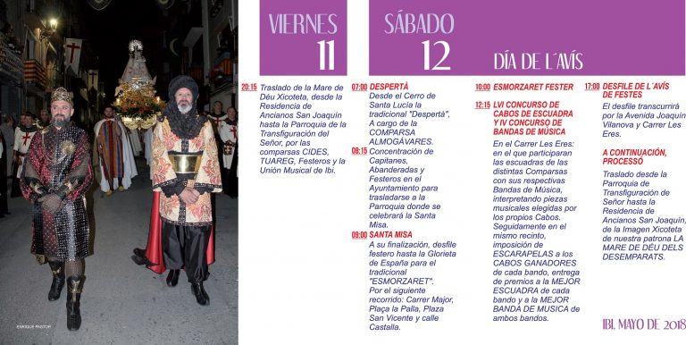 Guió d’actes de l’Avís 2018