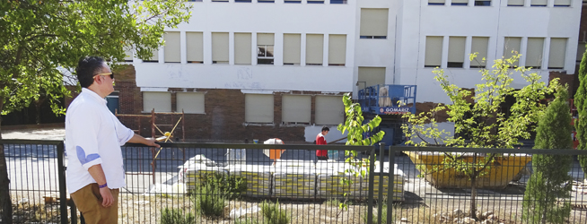 Las primeras obras del Plan Edificant en Ibi dan comienzo en el Colegio Felicidad Bernabéu