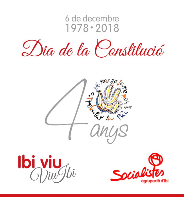 6 de decembre 1978 – 2018: La Constitució Espanyola compleix 40 anys