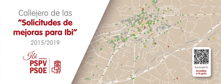 Callejero de las «Solicitudes de mejora para Ibi»