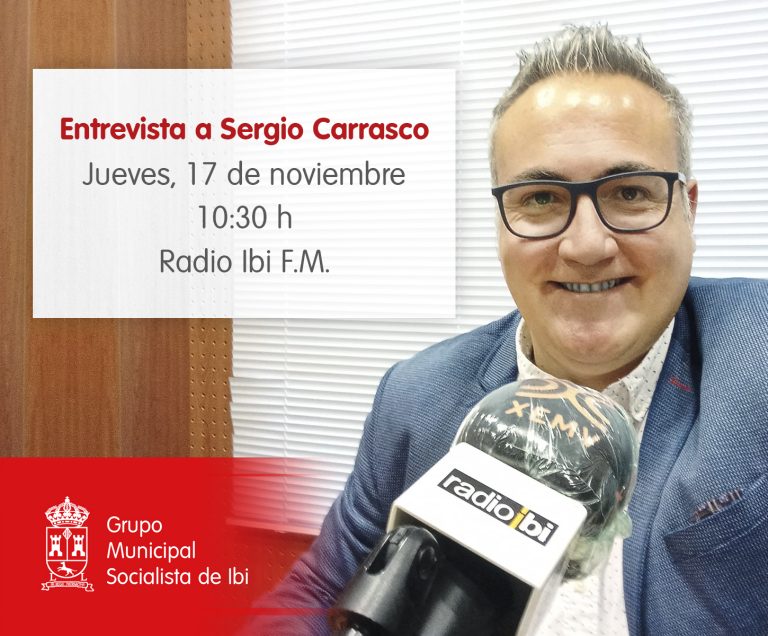 Entrevista a Sergio Carrasco en Radio Ibi –17/11/2022