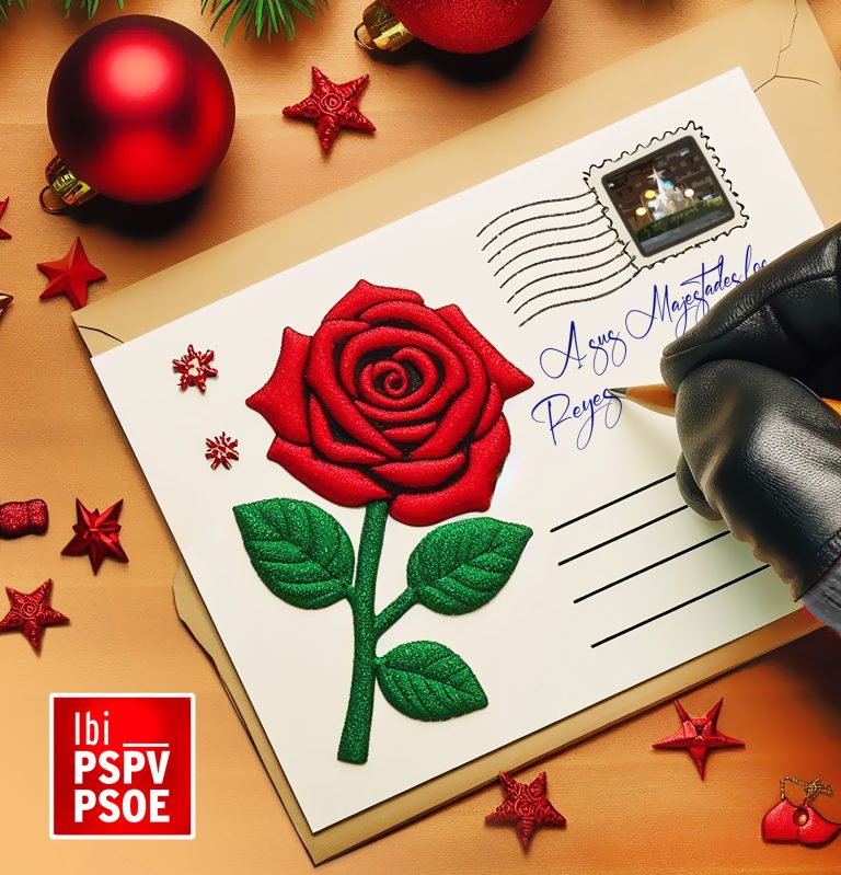 ❤️La Agrupación Socialista de Ibi os desea feliz Navidad y un magnífico 2024❤️