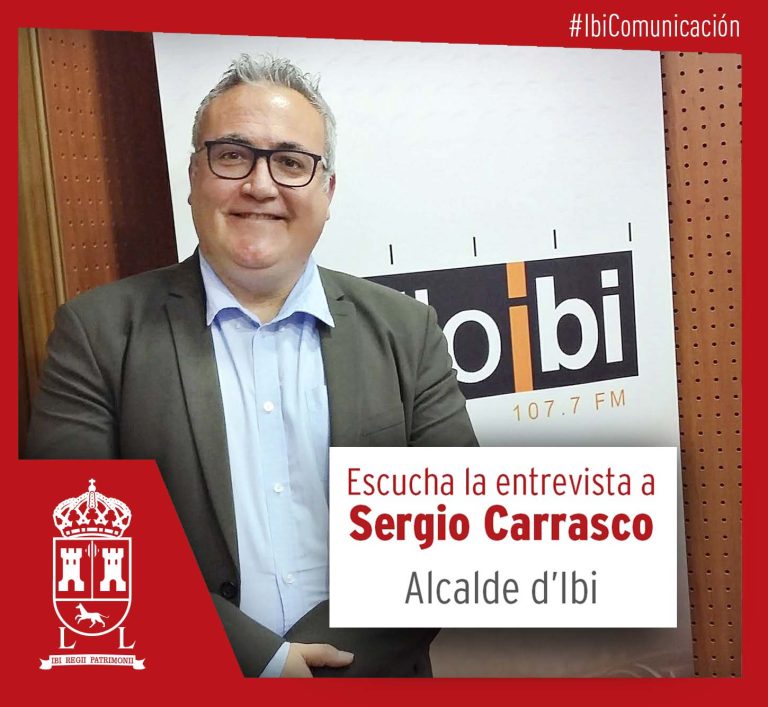 Entrevista al Alcalde de Ibi, Sergio Carrasco, en Radio Ibi – 26/03/2024