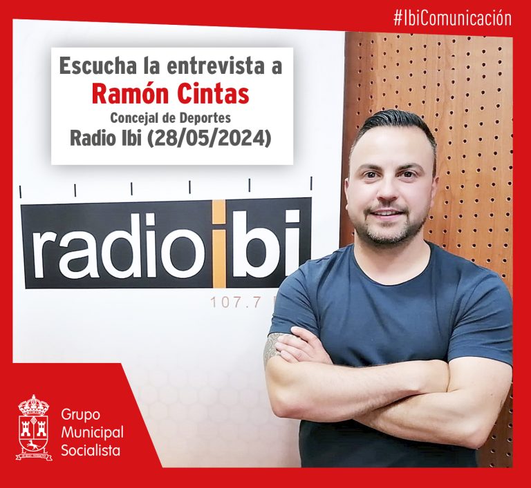 🎙Escucha la entrevista a Ramón Cintas, concejal de Deportes del Ayuntamiento de Ibi🎙