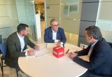 El alcalde de Ibi se reúne con el grupo socialista en la Diputación de Alicante para tratar proyectos e infraestructuras importantes para Ibi