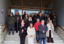 Minuto de silencio en solidaridad por el accidente ferroviario en Ademuz